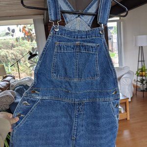 RVCA Denim Short Overalls